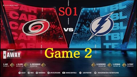 NHL 25: CAR vs TB Game 2