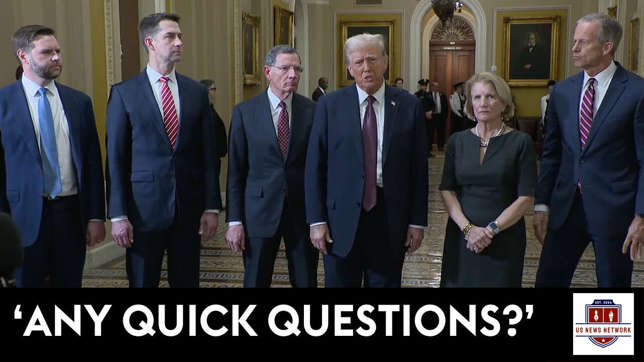 Breaking: Donald Trump Answers Questions After Meeting GOP Senate Leaders