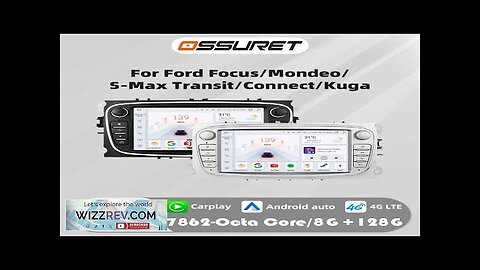 7"Android Auto Car radio Stereo Carplay For Ford Focus Fusion Mondeo S/C-MAX Review