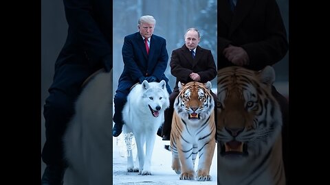 “Trump & Putin: The Most Majestic Power Walk in History! 🐺🦁❄️”