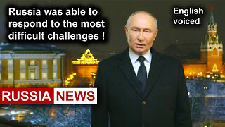 Putin congratulated Russians on the New Year 2025!