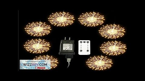 Firework Lights 10 IN 1 Starburst Lights Waterproof Copper Wire Fireworks Light Review