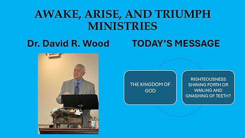 THE KINGDOM OF GOD - PART THIRTY-THREE