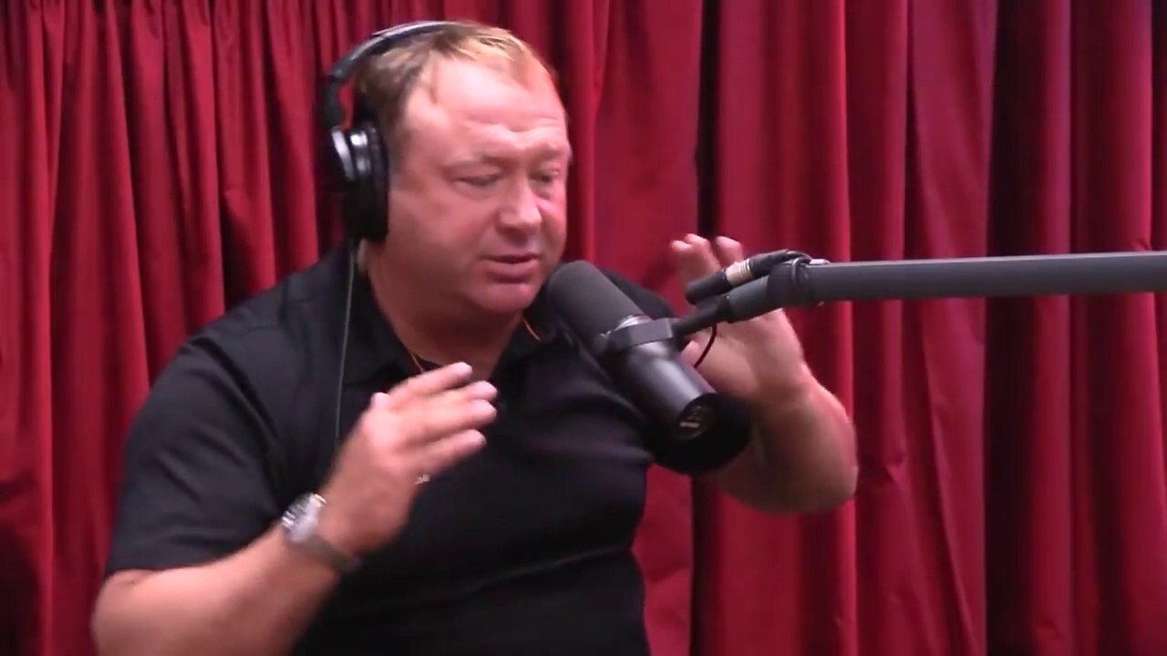 Alex Jones explains Evangelion to Joe Rogan