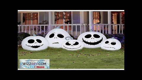 Jack Skeleton Pumpkin Inflatable Outdoor Decoration Review