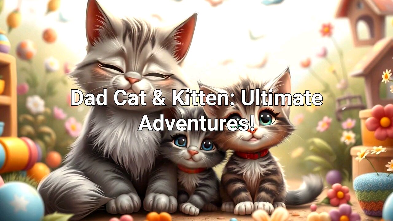 🐾🌟 Dad Cat & Kitten: Ultimate Adventures! 🚀🍕👾💪 | Action & Laughs Await! 😂🔥