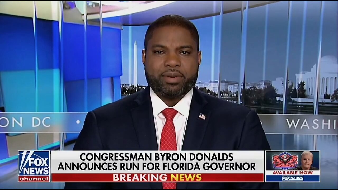 Rep Byron Donalds Announces His Run For Governor Of Florida