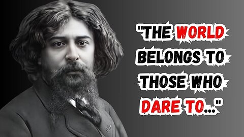 Alphonse Daudet's MOST INSPIRATIONAL Quotes for Success! | Thinking Tidbits