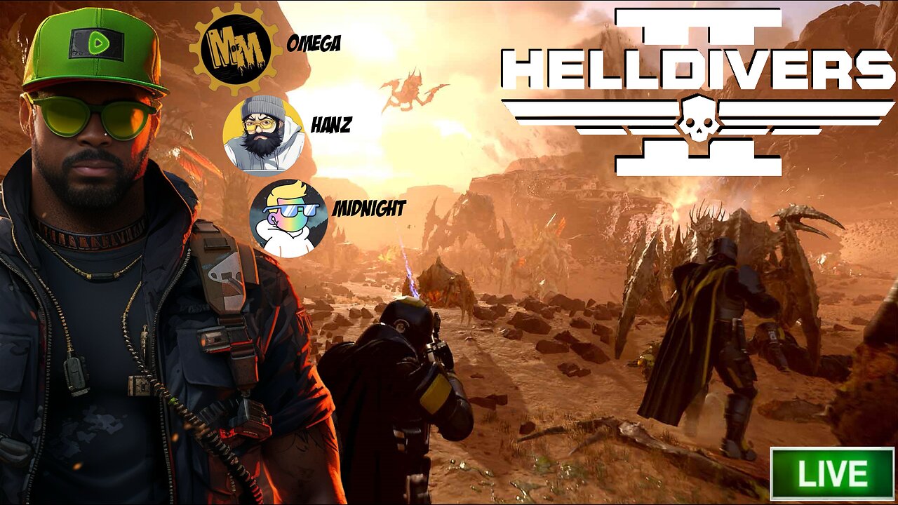 🟢 HELLDIVERS 2 w/ @MeistersMadness, @hanzdiamondball, & @PersevereMerch