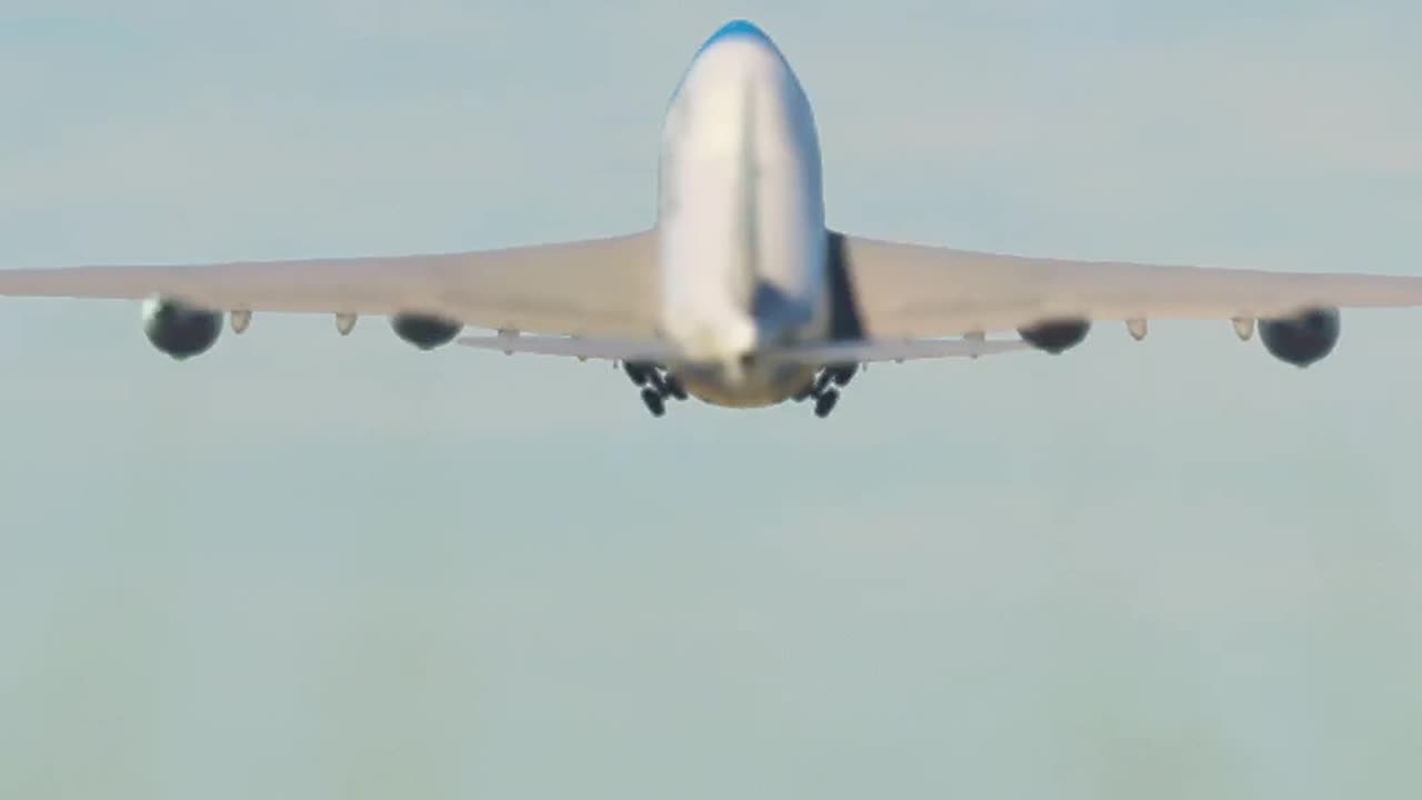 United States Air Force One taking off from Airbase