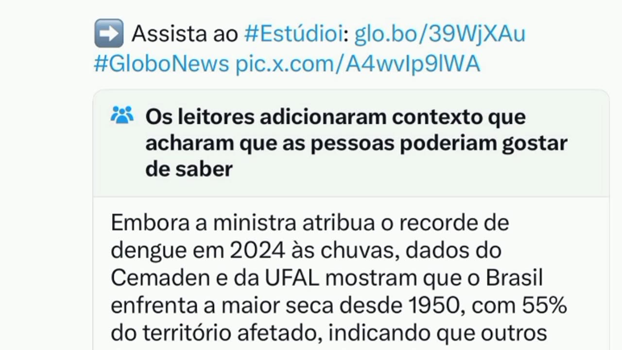 Globo Fake news: A TV da Ditadura está tomando 5 checagem por dia mais não param de mentir. Pegou a doença do Lula ladrão 😁