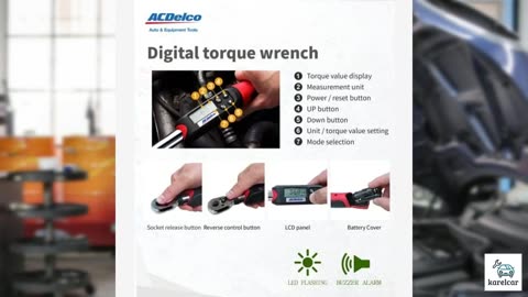 ACDelco ARM601-4 Digital Torque Wrench + MAXXHAUL