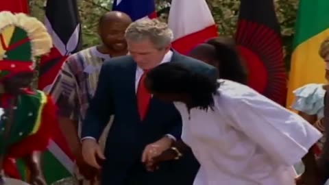 They Say George Bush Don't Like Black People, Well This Video Shows Different!