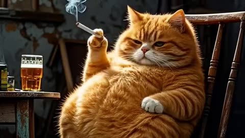 This cat is a torturer, killer, destructive, heavy smoker and alcoholic.