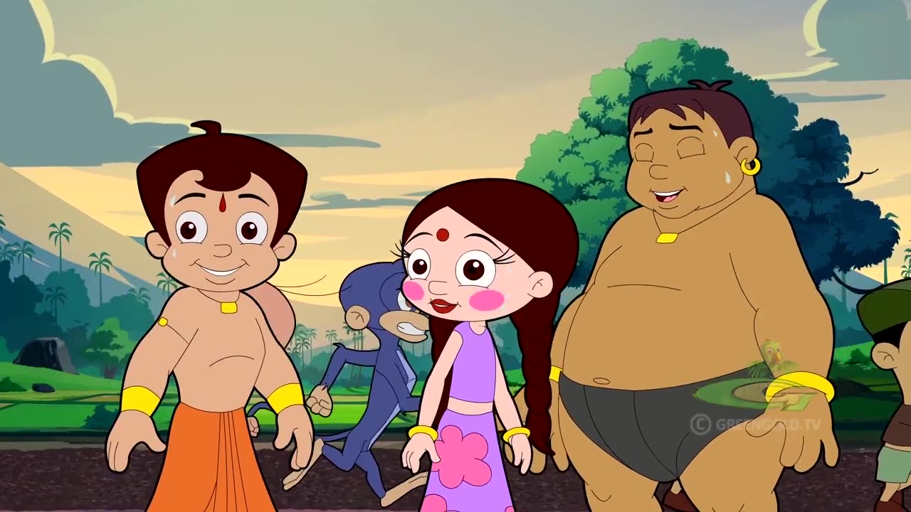 Chhota Bheem - Paragliding | Fun with Friends | Cartoons for Kids in English