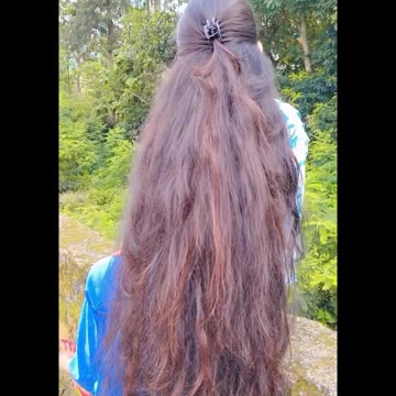 Black long hair play