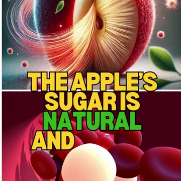 A donut has 15g of sugar, and an apple has 20g of sugar, so why is the apple healthier?