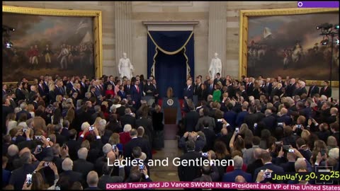 🌟Donald Trump, JD Vance take oath of office 💫