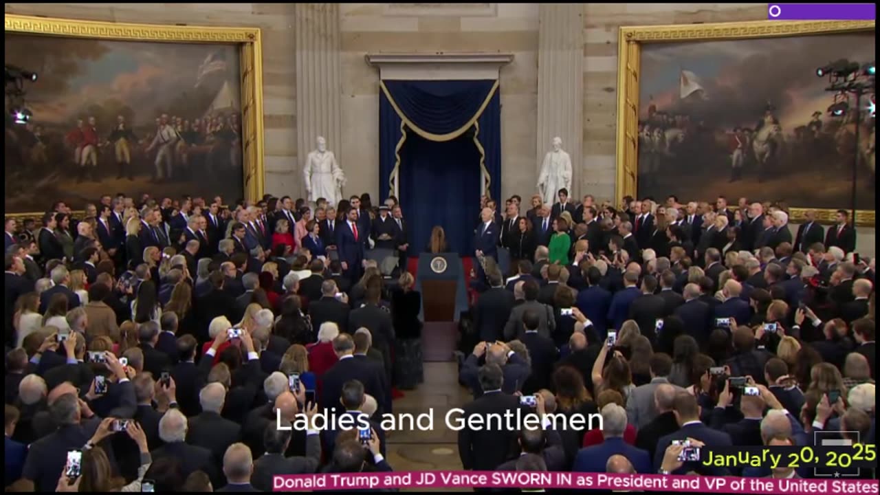 🌟Donald Trump, JD Vance take oath of office 💫