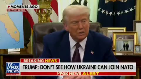 President Trump defends the comments from Defense Secretary that Ukraine will not join NATO