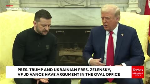 BREAKING NEWS: Trump, Zelensky, And JD Vance Have Shocking Explosive Argument In The Oval Office