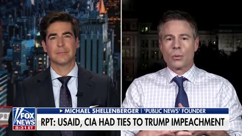 Michael Shellenberger: USAID plus the CIA are both linked to Donald Trump's impeachment.