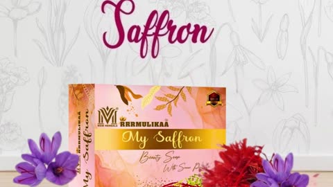 MDM Herbal My Saffron Soap | Best Herbal Soap | Top Herbal Soap