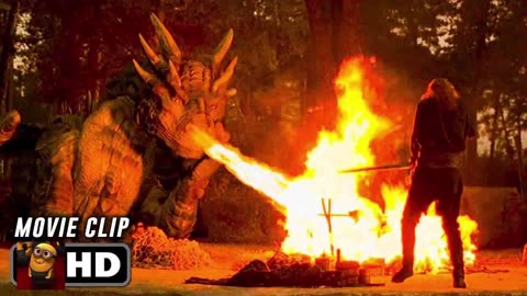 Nose Fire Scene _ DRAGONHEART (1996) Movie CLIP HD