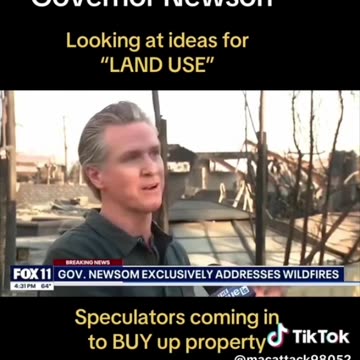Govern Newsom Looking at Ideas for Land Use after Palisades Fire - Jan 2025