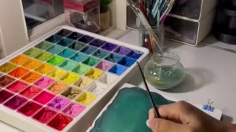 Harnessing the Vibrancy and Depth of Gouache Pigments