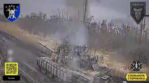 🔥Destruction of Russian tank and equipment in the Belgorod region by 42nd Brigade.