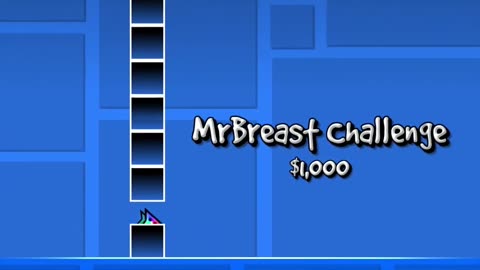 $1 Thousand MrBeast Challenge in Geometry Dash #shorts