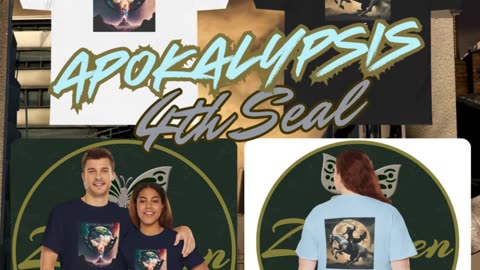 Apocalypse 4th Seal T-Shirt - Biblical Fashion Collection | ZenGen USA Mind-Body-Spirit