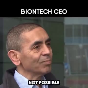 BionTech CEO Sahin: I'm NOT vaccinated & can't partake in clinical trial...