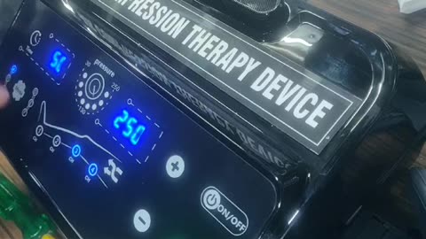 Air Compression Therapy Device 4 Chamber 6 Modes Digital with Remote Control