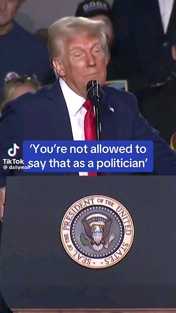 Trump: "I Want to Be Able to Say What I Want"