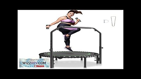 VEVOR 40" Foldable Mini Fitness Trampoline Adults Exercise Rebounder with Handle Review