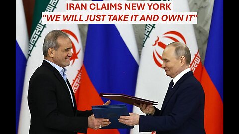 IRAN Threatens to take over NY state at UN. "WE WILL JUST TAKE IT AND OWN IT"