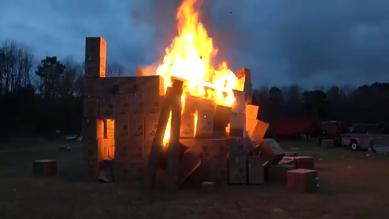 I Built A Mansion Using Only Cardboard Boxes