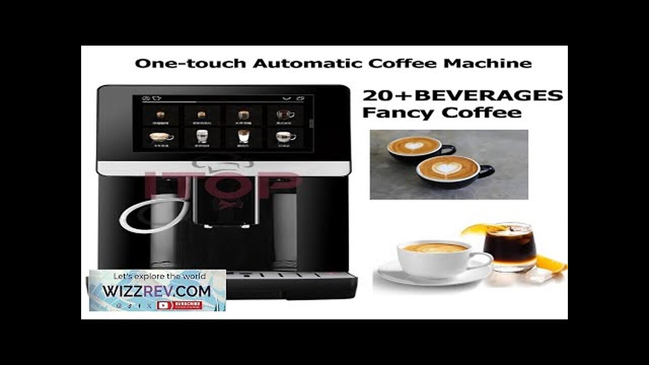 ITOP One Touch Automatic Coffee Maker 19Bar ULKA Water Pump Make 20+ Review