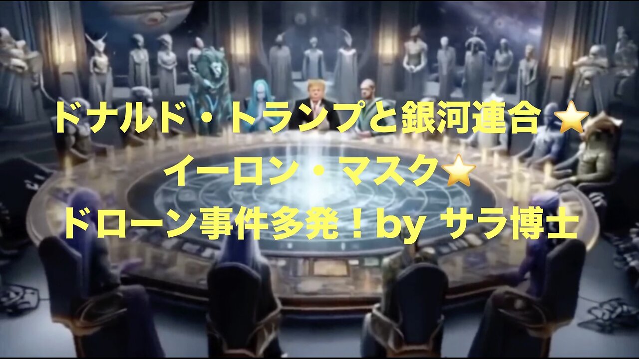 2024.12.30⭐️ドナルド・トランプと銀河連合 ⭐️イーロン・マスク⭐️ドローン事件多発!by サラ博士