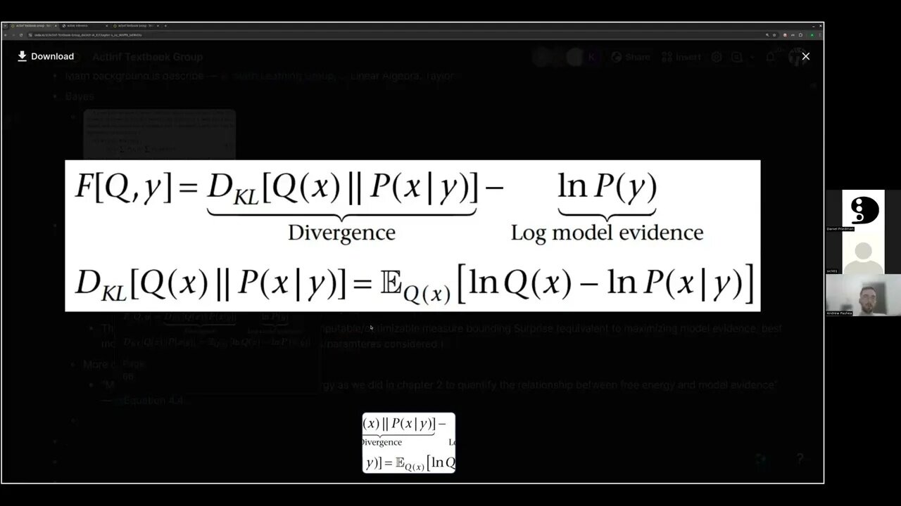 ActInf Textbook Group ~ Cohort 7 ~ Session 7 (Chapter 4) ~ 9/16/2024