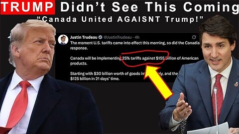 Trump’s Tariffs Backfire: Canada Strikes Back While US Markets Lose $3.6 Trillion: End of Bullying?