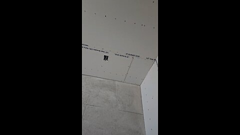 finishing drywall install