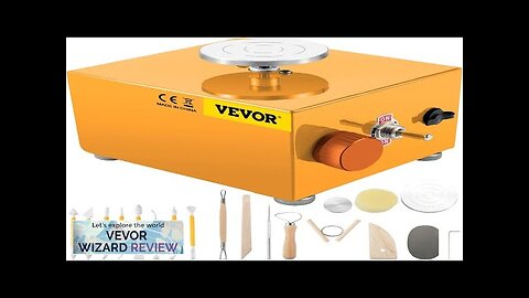 VEVOR Mini Pottery Wheel 30W Ceramic Wheel Adjustable Speed Clay Machines Electric Review