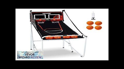 VEVOR Foldable Basketball Arcade Game 2 Player Indoor Basketball Game Home Dual Review