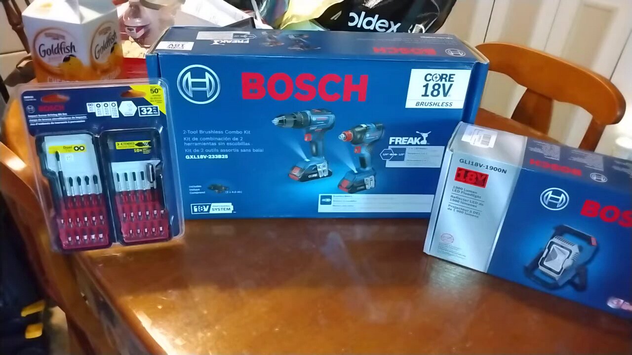 unboxing of Bosch power tools coming to rumble soon