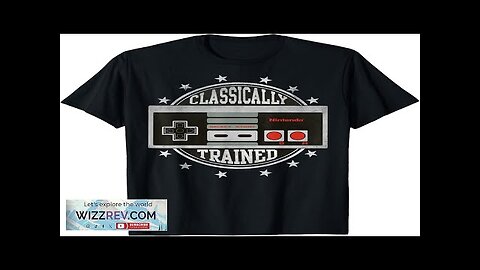 Nintendo NES Controller Classically Trained Graphic T-Shirt T-Shirt Review