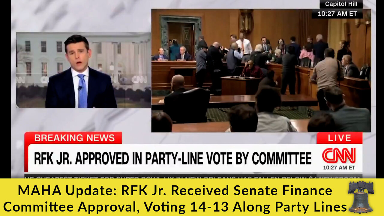 MAHA Update: RFK Jr. Received Senate Finance Committee Approval, Voting 14-13 Along Party Lines