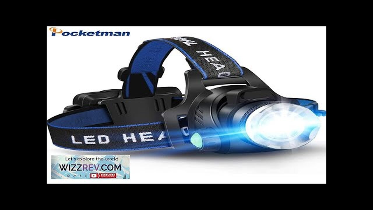 Powerful LED Headlamp 18650 DC Rechargeable Headlight Zoomable Head Lamp Waterproof Head Review